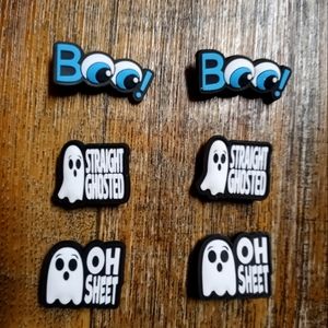 Halloween Ghost Croc Charms